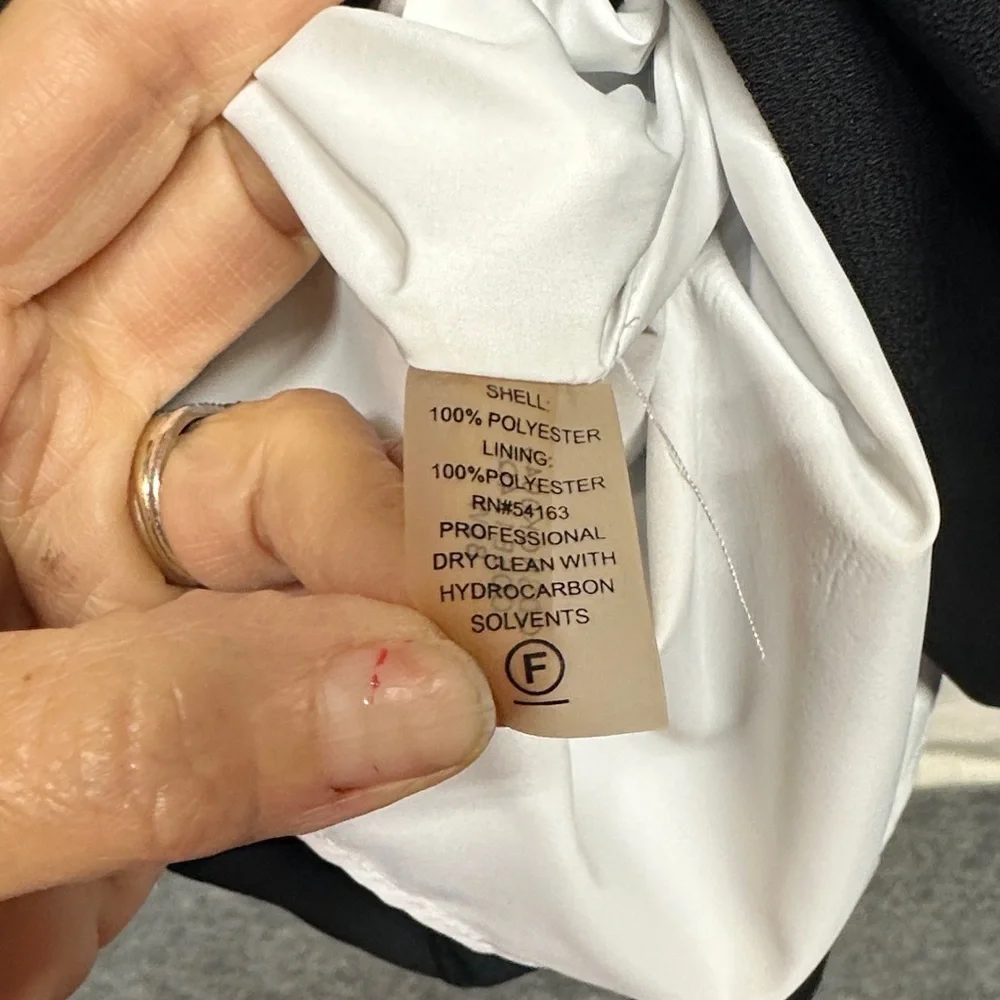 Calvin Klein Black Floral Cutout Mini Dress - Picture 10 of 11